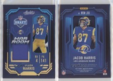 2021 Panini Absolute War Room Materials Gold /75 Jacob Harris #WRM-JHA Rookie RC