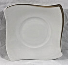 Villeroy & Boch NEWWAVE premium porcelain gold salad dessert plate 23cm NEW wave
