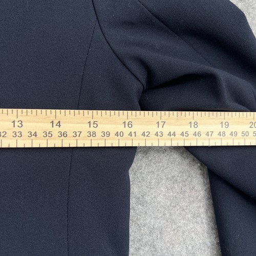 Chaps Blazer Boys 12 Navy Blue Gold Buttons Classic Suit Jacket Formal School - Picture 10 of 12
