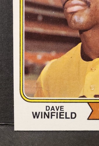 1974 Dave Winfield Topps Basball RC Karte #456 - San Diego Padres HOF NM - Beauty - Bild 4 von 9