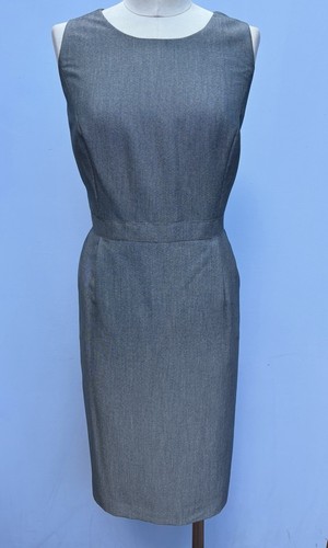 John Meyer Collection Women's Grey 2pc Long Jacket Dress Suit Size 14 - Picture 20 of 22