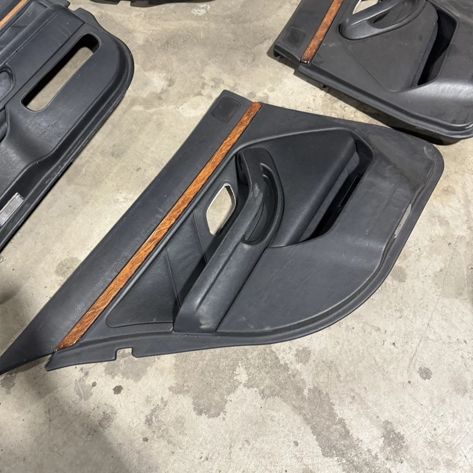 BMW E39 5 Series Black Door Panel Set LOCAL PICKUP: COLORADO - Image 2 of 4