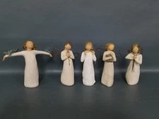 Willow Tree Set pf 5 Angels 4.5" Friendship Truly Golden Loving Demdaco Susan