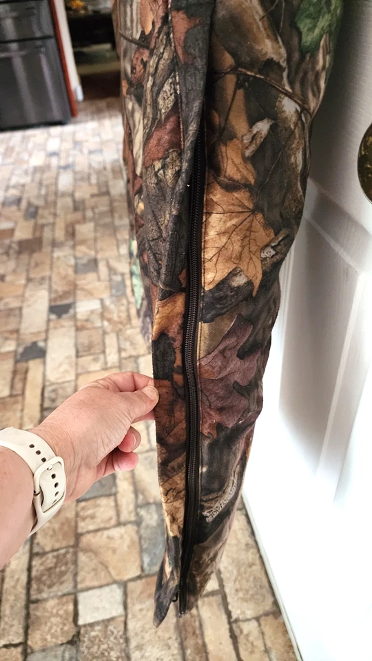 Pantalones de Caza LL Bean Para Hombre De Colección Realtree Advantage Madera Camuflados Forrados Medianos Foto 3 de 4