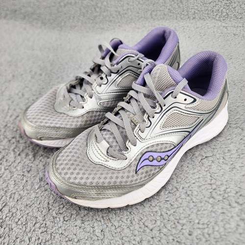 Saucony Cohesion 12 Damen-Laufschuhe Größe 8 grau lila Turnschuhe sportlich - Bild 11 von 12