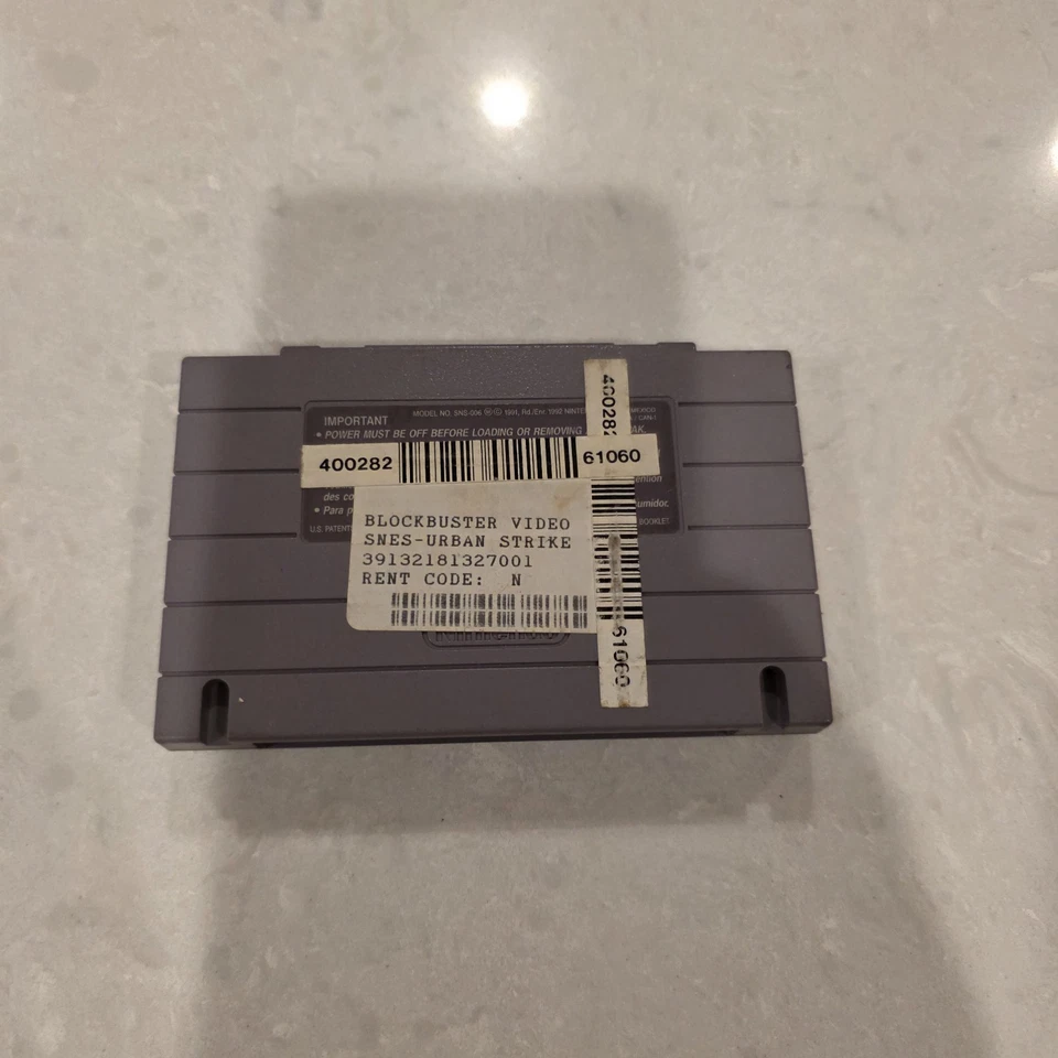 Urban Strike (Super Nintendo Entertainment System SNES) Authentic Tested - Image 2 of 3