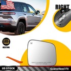 Right Passenger Heated Mirror Glass w/Backing Plate For 2011-2022 Dodge Durango