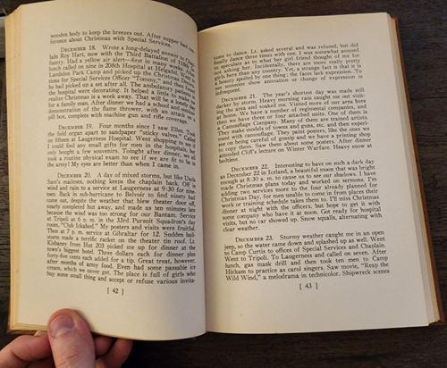 A Diary of my Work Overseas (Captain Clyde E Kimball, 1947, hardcover) - Picture 4 of 4