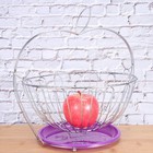  Stainless Steel Fruit Basket Shape Quick Draining Vegetable Storage Basket