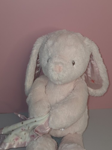 Little Me Pink Bunny Rabbit Plush w/Blanket Baby Lovey Kids Preferred - Picture 3 of 13
