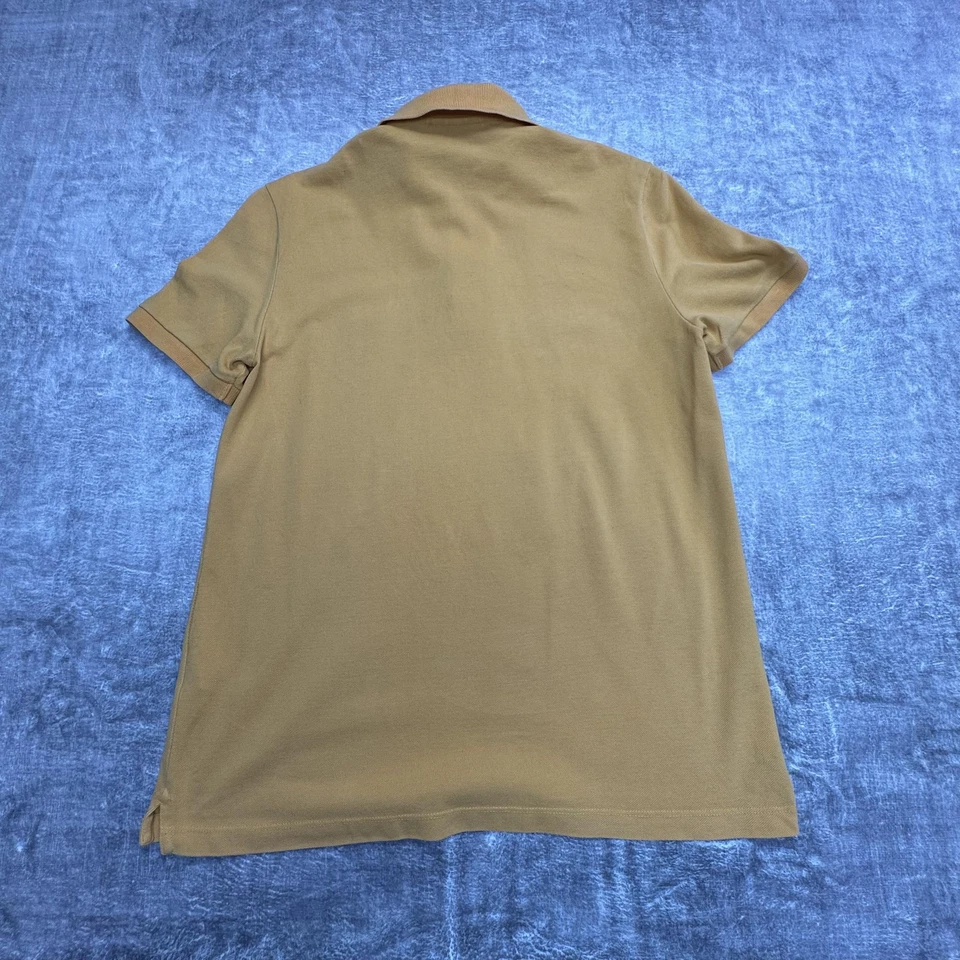 Camisa Polo Lacoste Para Hombre Grande Amarilla Calce Ajustado Manga Corta Logo Cocodrilo Perú Foto 2 de 4