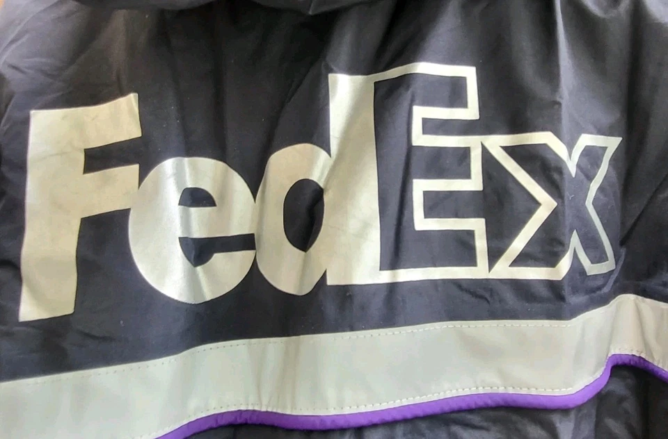 Abrigo de invierno reflectante Fedex Stan Herman VF Imagewear Primaloft para hombre XL con capucha Foto 3 de 4