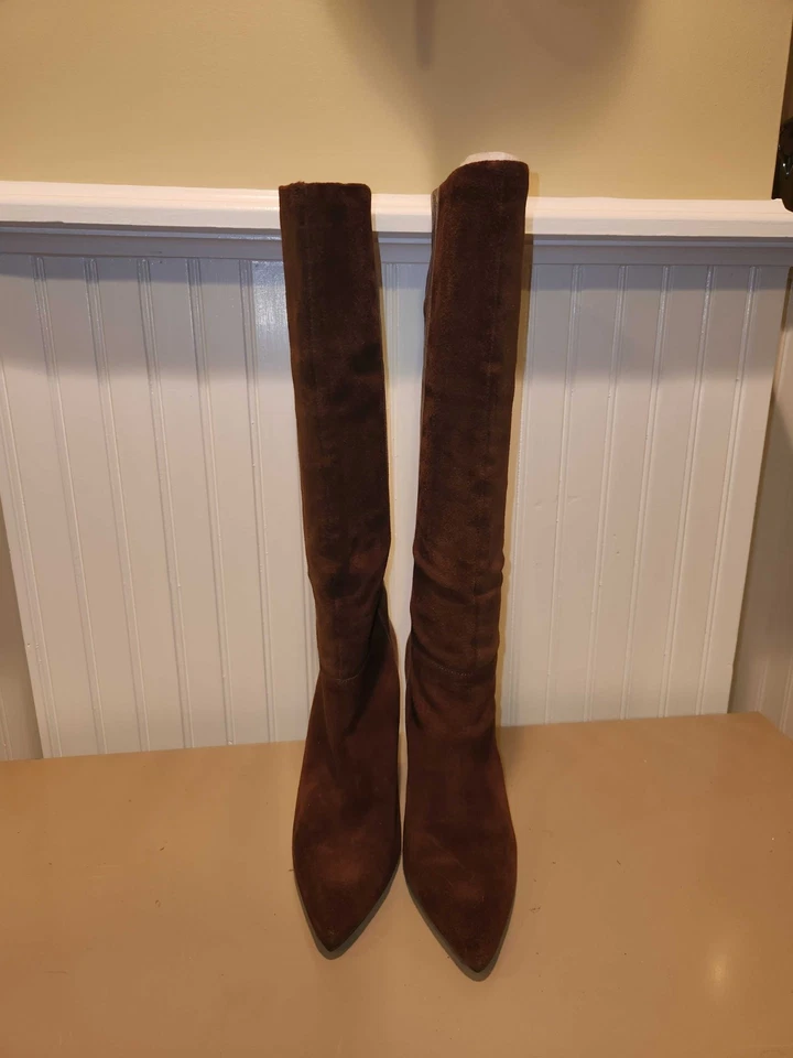 Серо-восковые замшевые женские ботинки Nappa A1070081 TAU 8 1/2 M - 7 для всех мужчин - Изображение 2 из 4