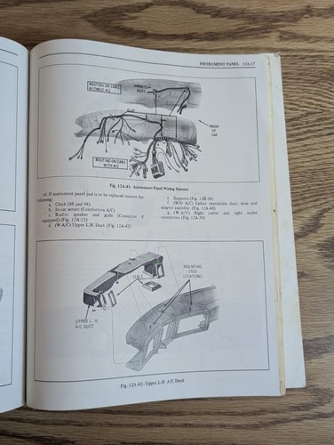 1973 Oldsmobile 88 98 Toronado Cutlass Vista Original OEM Shop / Service Manual - Picture 11 of 14