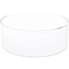 Plymor Acrylic Beveled Ball or Sphere Display Holder Stand, 3" H x 8" W