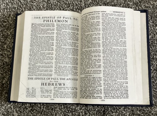 Preloved 1986 Holy Bible Hardback Trinitarian Bible Society TBS - Picture 16 of 23