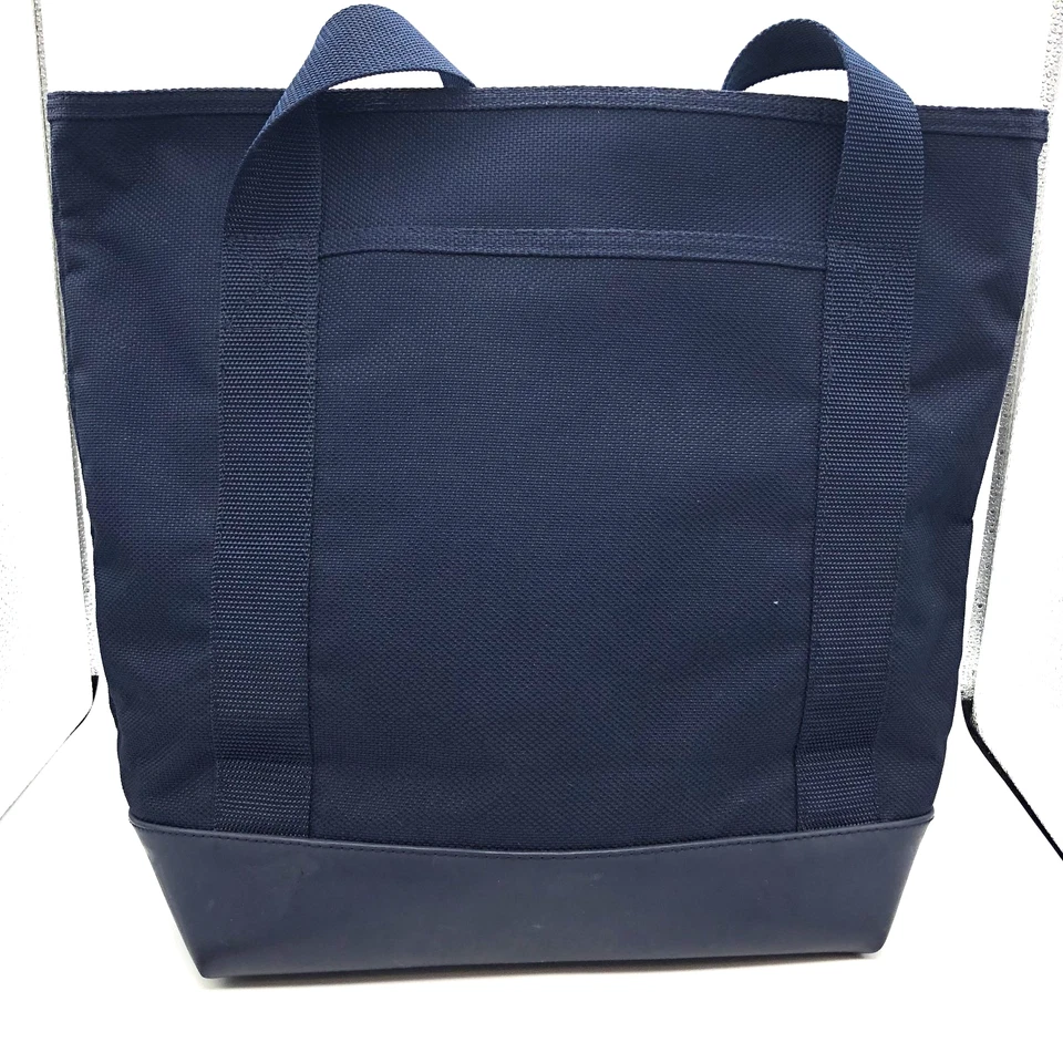 Bolso de Playa Samsonite Yacht Bolsillo Azul Marino Vintage Plegable 16x14x6" Foto 3 de 4