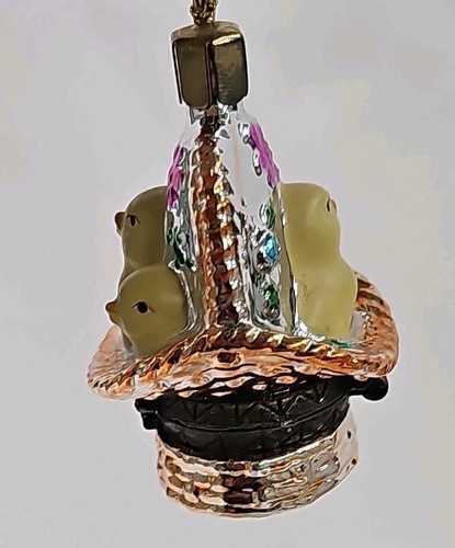 RARE! Katherines Collection Hinged Trinket Box Ornaments Bunny Rabbit Keepsake - Picture 20 of 24
