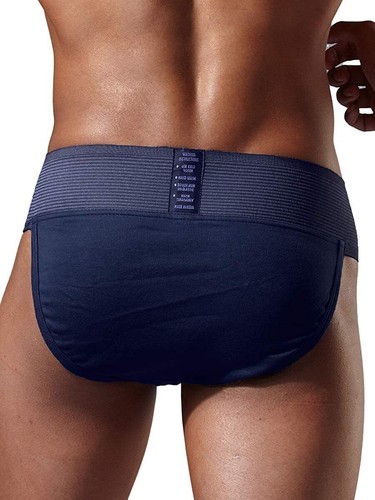 Omtex Tokyo Cotton Gym Supporter Back Covered for Men Blue Color Pack of 1 AU - Picture 2 of 7