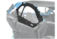 X3 Cab Enclosure Upper Doors, Upgrade Zipper Vent Soft Side Window Compatible Wi