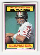 1983 Topps #4 Joe Montana Very Good