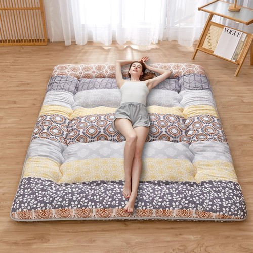 Japanese Futon Floor Mattress Foldable Tatami Mattress, Roll Up Sleeping Mat ...