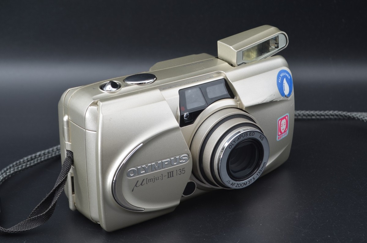 Olympus mju μ III 135 Point & Shoot 35mm Film Camera Gold