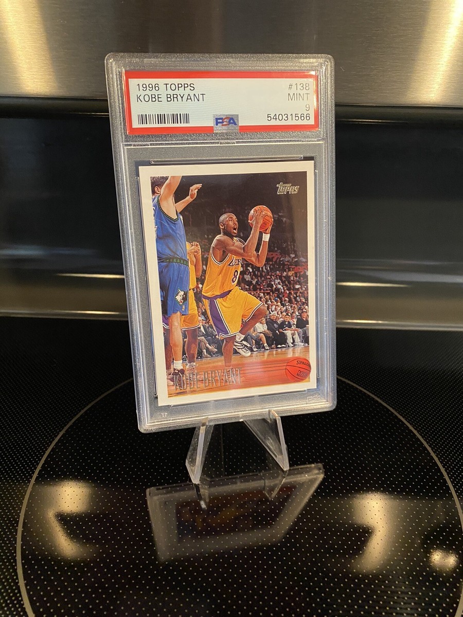 1996 Topps Kobe Bryant ROOKIE RC #138 PSA 9 MINT Authentic