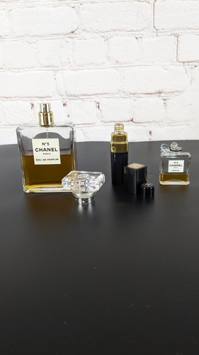 Vintage Chanel No 5 Bundle (5) Sizes Parfums & EDT Sprays & Bottles France - Picture 3 of 7