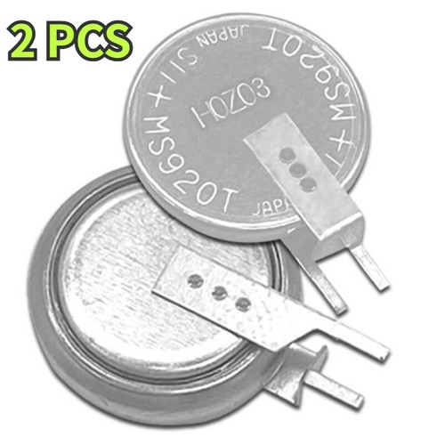 2 pz batteria 6,5 mAh 3 V MS920T-FL27E ricaricabile per metri di alimentazione posteriore - Foto 3 di 8