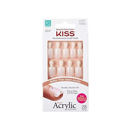 Kiss real short acrylic nails discount
