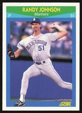 1990 Score Rising Stars #52 Randy Johnson