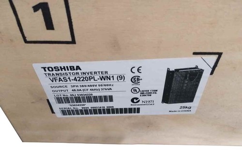 VFAS1-4220PL-WN1 1PC Neu Versiegelt Toshiba Inverter VFAS1-4220PL-WN1 - Picture 1 of 2