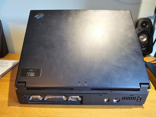 12" IBM ThinkPad 380ED Pentium MMX 166MHz Windows 95 Vintage Retro Legacy Laptop - Picture 6 of 10