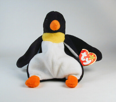 Ty Beanie Baby Waddle the Penguin Style 4075 DOB 12-19-95 | eBay