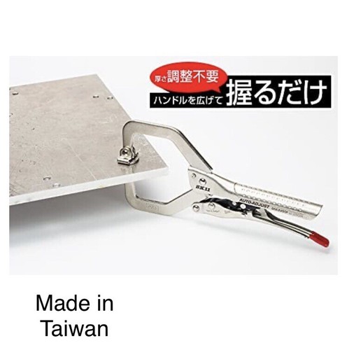 Automatic C-Clamp SK11 SRA-225CP Auto-Adjust C- Shaped Locking Pliers With A Pad - Picture 8 of 8