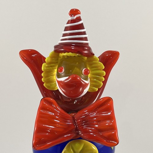 Vintage Murano Venetian Art Glass Clown 14" Figurine Hand Blown Italian Decor - Picture 9 of 19