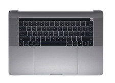 Apple Macbook Pro 15" A1707 2016 2017 Touch Bar Top Case Keyboard Battery OEM B+