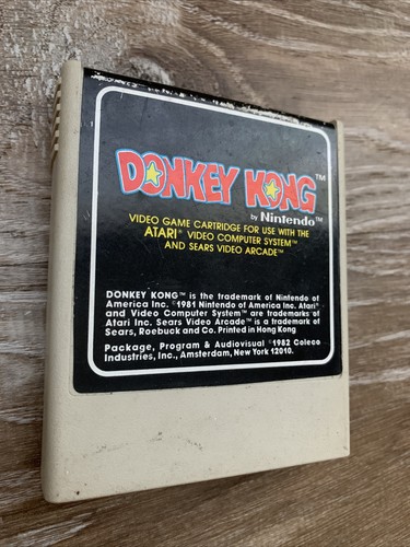 Donkey Kong Atari 2600 Video Game 1982 Coleco NOT TESTED - Picture 6 of 6