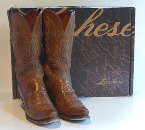 Lucchese-Boots-N4540-Savannah-Tan-Womens-Size-10-B-Boot