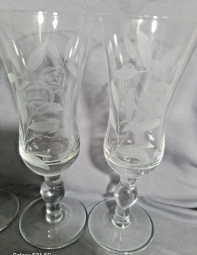 Lotto 5 bellissimi bicchieri cordiali e liquore Princess House Crystal Heritage 5" - Foto 2 di 6