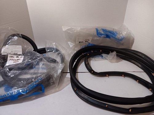 1990 1993 Honda Accord 4D Se Dx Ex Lx Front Door Weatherstrip Rubber Seal Pair - Bild 6 von 6