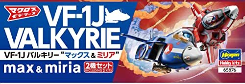 Tamago Hikoki Dimension Fortress Macross VF-1J Valkyrie Max & Milia model kit - 第 6/7 張圖片