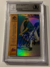 C.C. Sabathia Signed 2001 SP Top Prospects #17 Card Becker Slabbed Autograph C.C. Sabathia Signed 2001 SP Top Prospects #17 Card Becker Slabbed Autograph