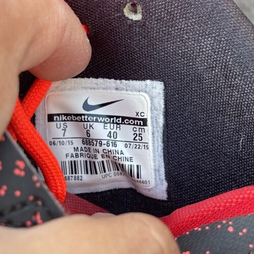 US 7 / EUR 40 Nike Zoom LeBron 8 Soldier Black 688579-616 Red Basketball Shoes - Picture 10 of 10