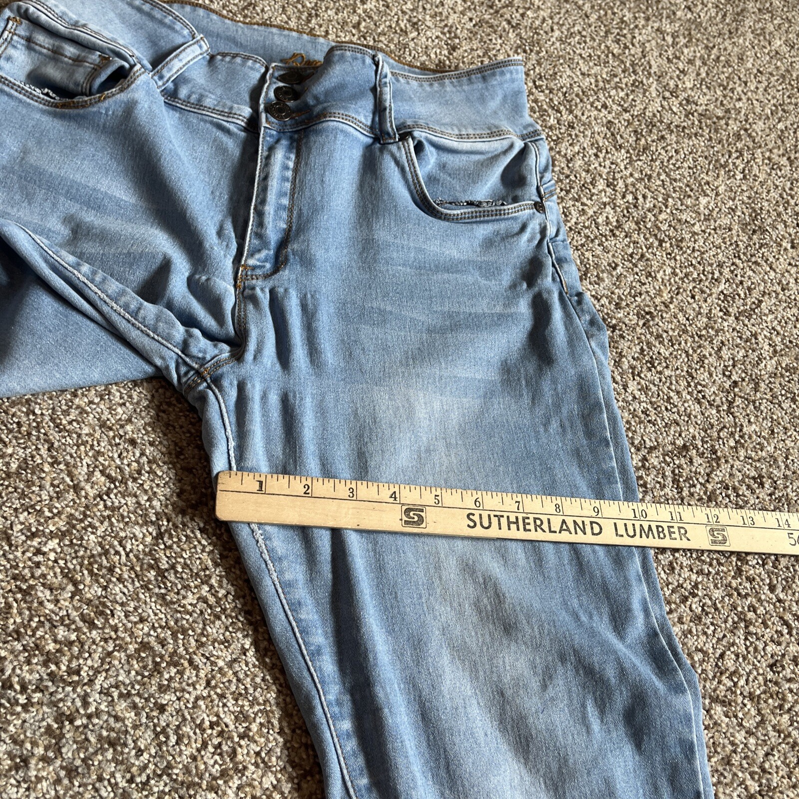 Bamboo jeans Size 15 Denim Blue Light Wash (28 X 29) - View 11