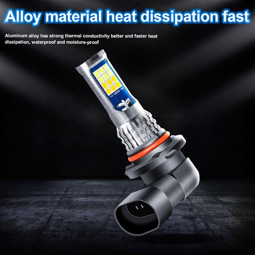 For Lexus ES330 ES350 - 2X 9006 LED Fog Light Bulbs w/Flash 2 Color White+Yellow - Picture 8 of 12