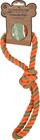 Greenbone WonderPet! Orange/Green Tennis Ball On Rope Dog Toy - Figure 8