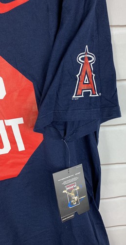 Nuova maglietta Nike MLB Stop Trout Angels uomo taglia M blu medio nuova Mike Trout  - Foto 4 di 6
