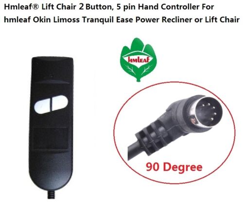 Okin LIMOSS Ashely Hand Control Remote Lift Chair Recliner 90° 5pin connector - Bild 4 von 4